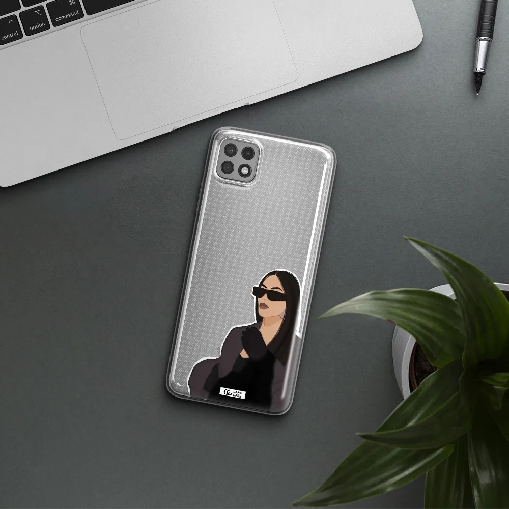 Minimalist Portrait Samsung A22 5g Clear TPU Case