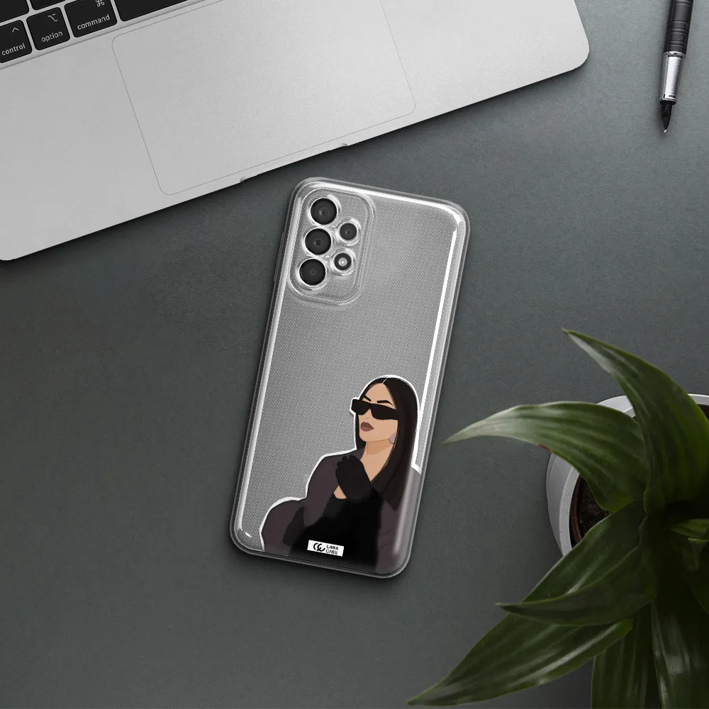 Minimalist Portrait Samsung A23 5G Clear Tpu Case