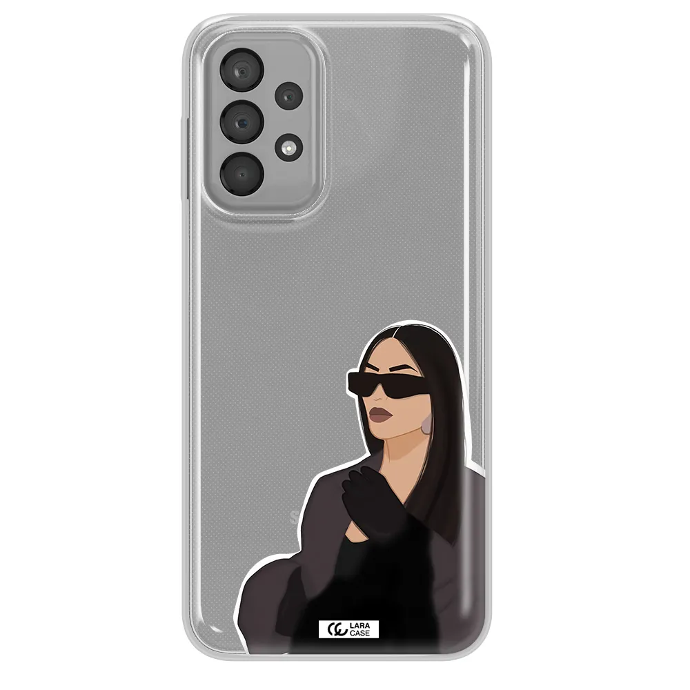Minimalist Portrait Samsung A23 Clear TPU Case