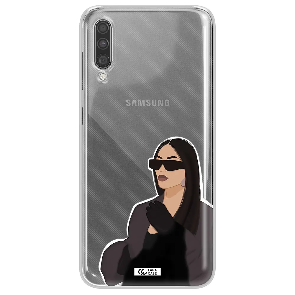 Minimalist Portrait Samsung A30S Clear TPU Case