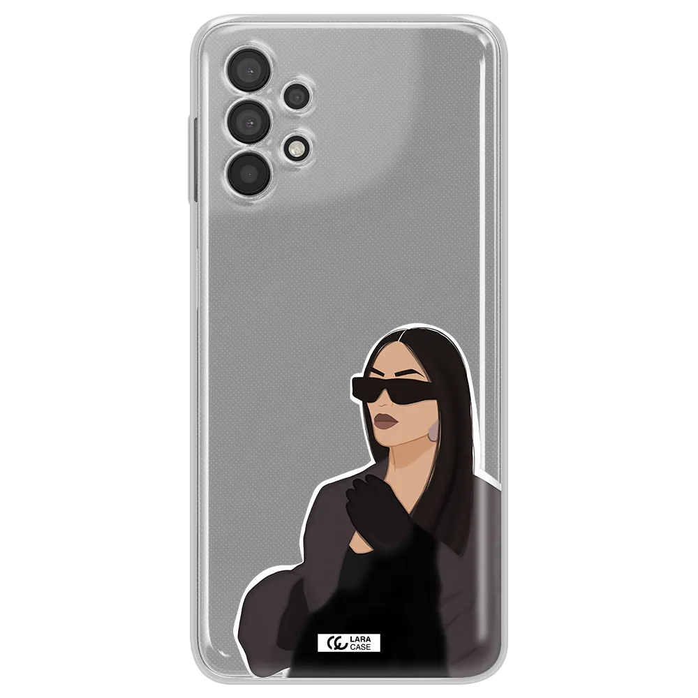 Minimalist Portrait Samsung A32 4G Clear Tpu Case