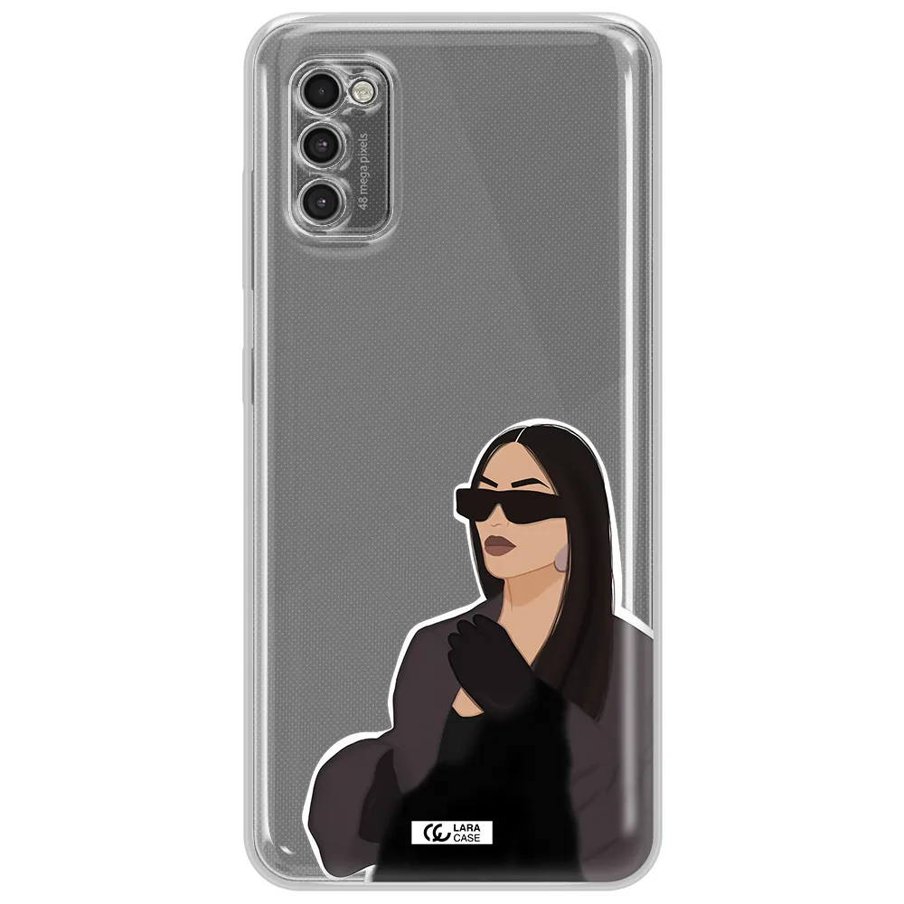 Minimalist Portrait Samsung A41 Clear Tpu Case