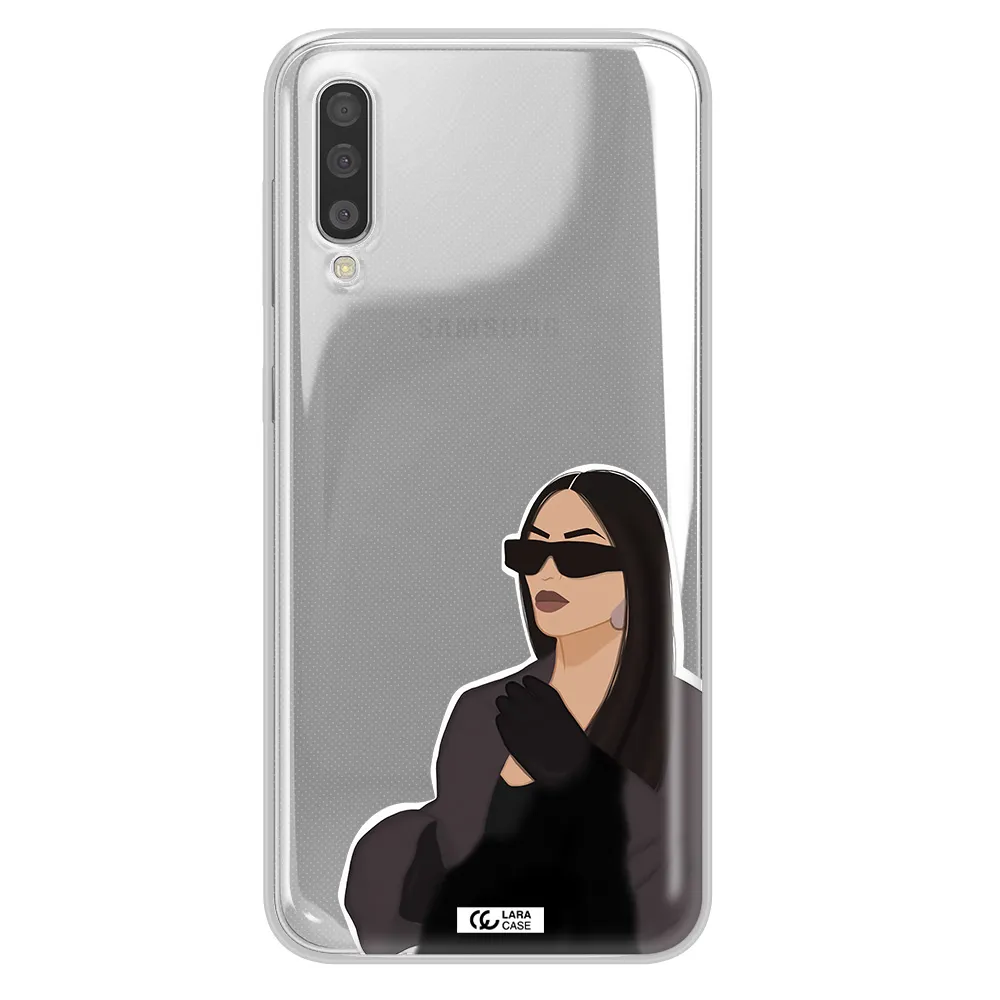 Minimalist Portrait Samsung A50S Clear Tpu Case