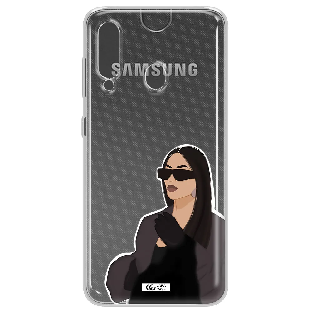 Minimalist Portrait Samsung A60 Clear TPU Case