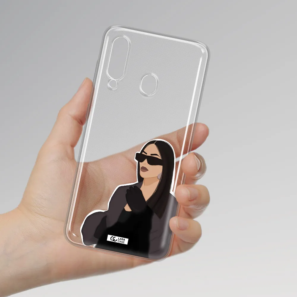 Minimalist Portrait Samsung A60 Clear TPU Case