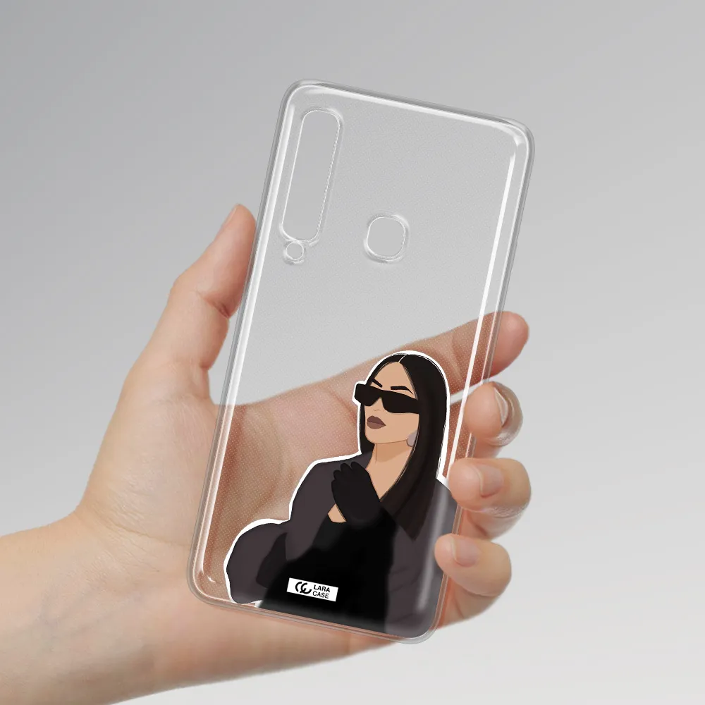 Minimalist Portrait Samsung A9 2018 Clear TPU Case