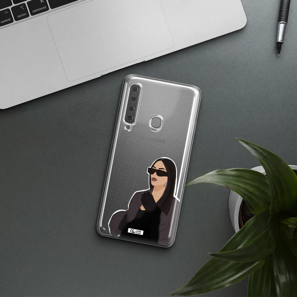 Minimalist Portrait Samsung A9 2018 Clear TPU Case