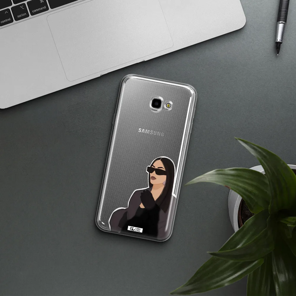 Minimalist Portrait Samsung J4 Plus Clear TPU Case
