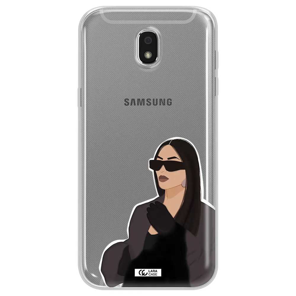Minimalist Portrait Samsung J5 2017 Clear TPU Case