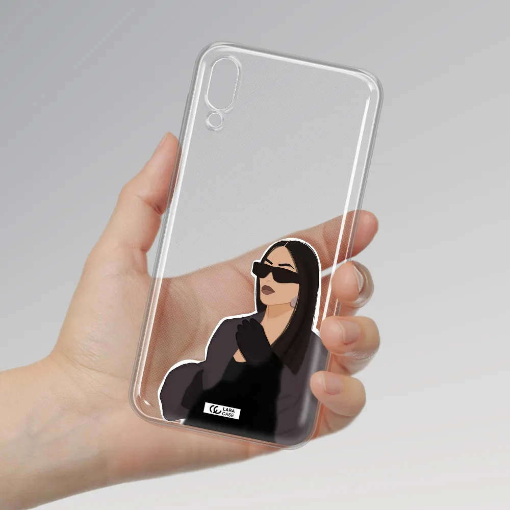 Minimalist Portrait Samsung M10 Clear TPU Case