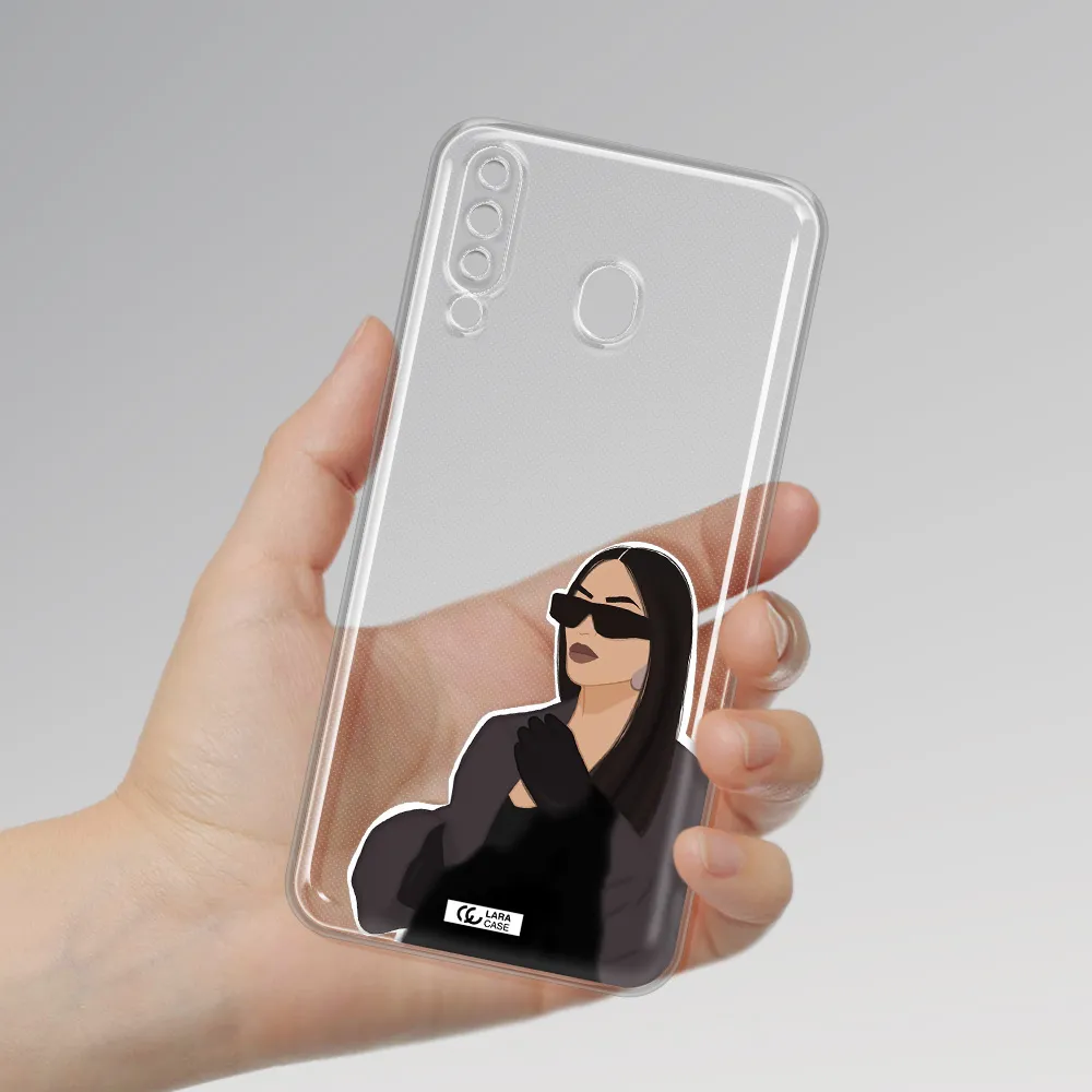 Minimalist Portrait Samsung M30 Clear TPU Case