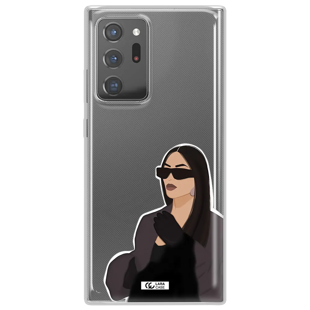 Minimalist Portrait Samsung Note 20 Ultra Clear TPU Case