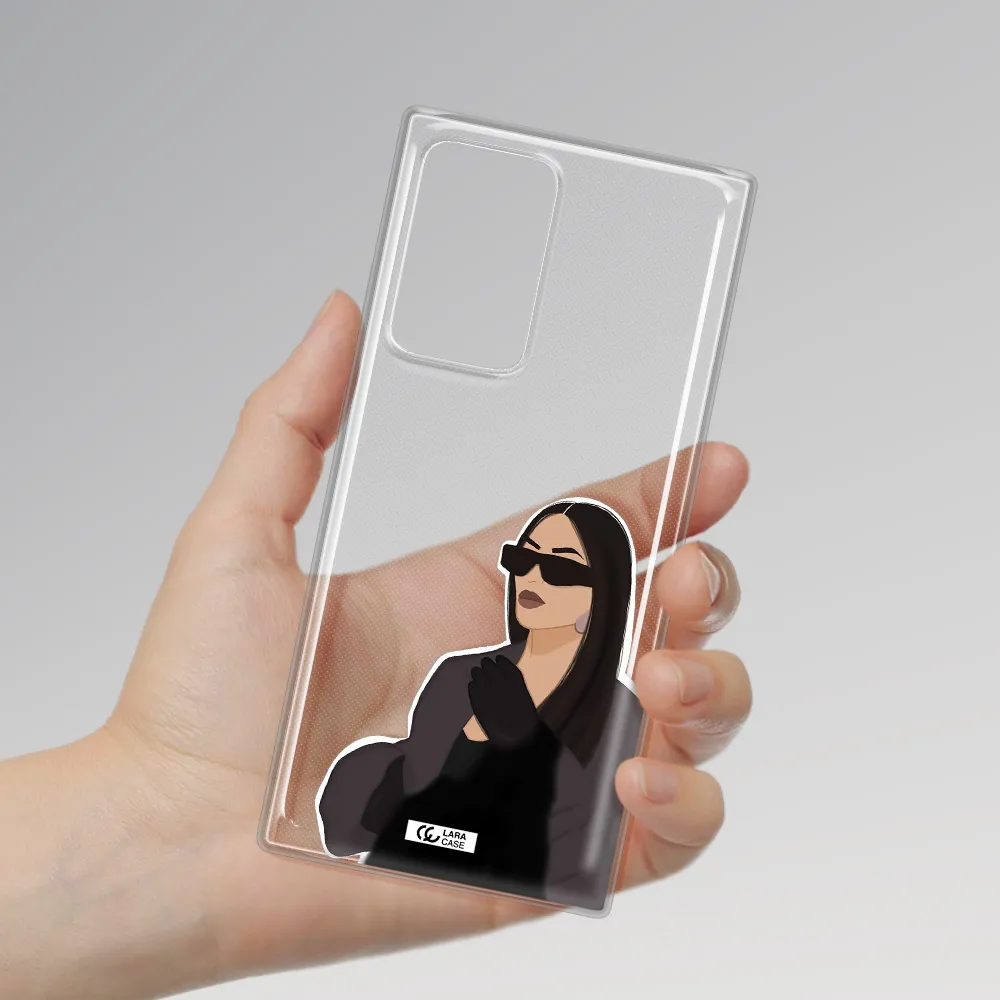 Minimalist Portrait Samsung Note 20 Ultra Clear TPU Case