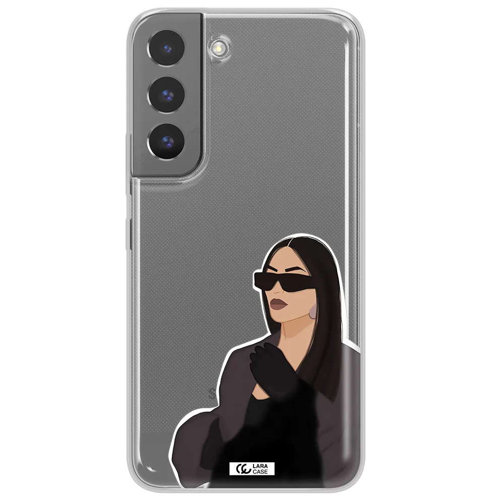 Minimalist Portrait Samsung S 22 Clear TPU Case