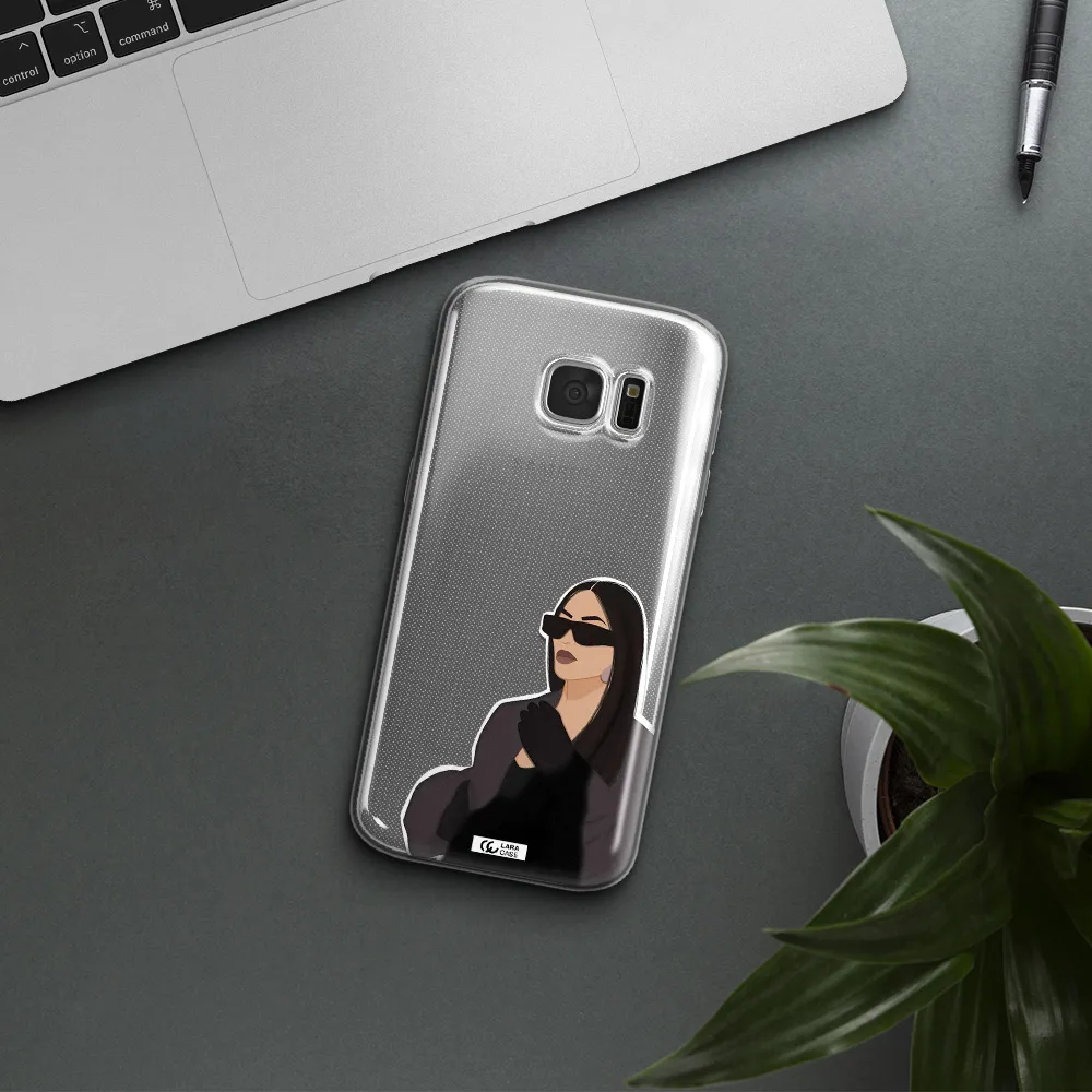 Minimalist Portrait Samsung S 7 Clear TPU Case