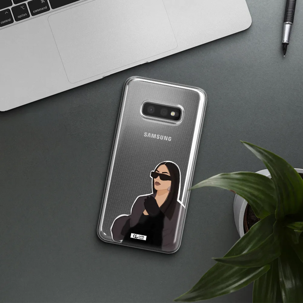 Minimalist Portrait Samsung S10e Clear TPU Case