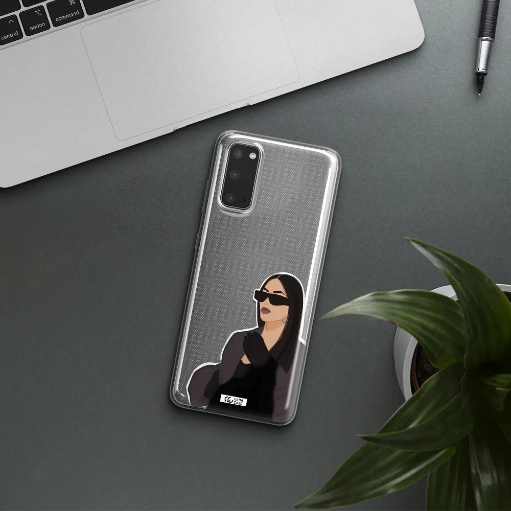 Minimalist Portrait Samsung S20 Clear TPU Case