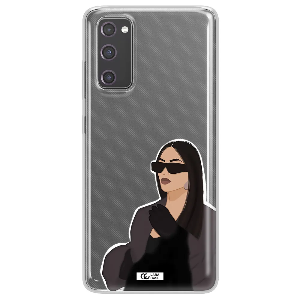 Minimalist Portrait Samsung S20 Fe Clear TPU Case