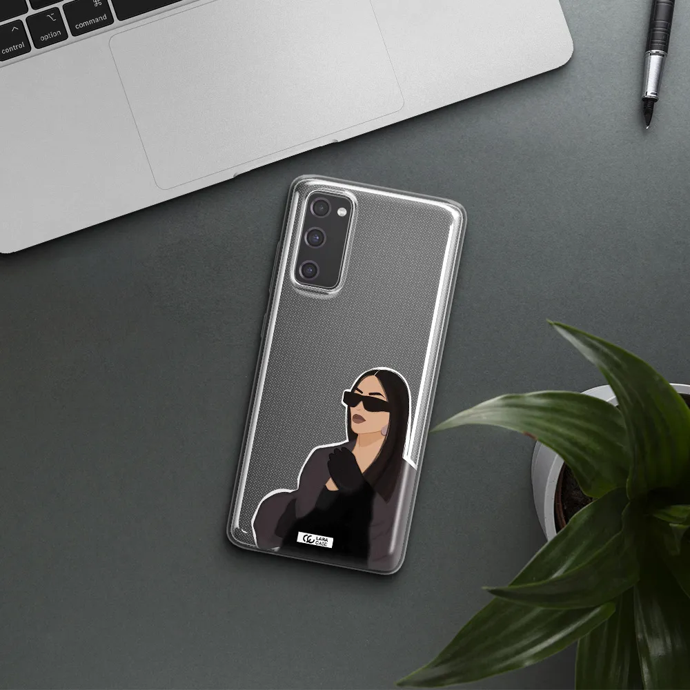 Minimalist Portrait Samsung S20 Fe Clear TPU Case