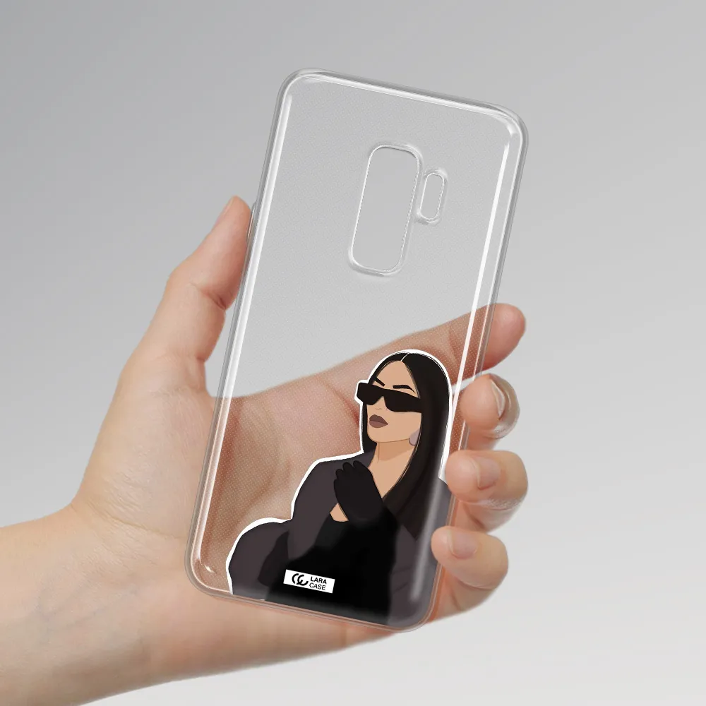 Minimalist Portrait Samsung S9 Plus Clear TPU Case