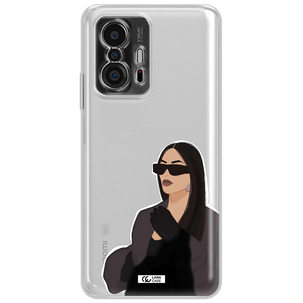 Minimalist Portrait Xiaomi 11T Clear Tpu Case