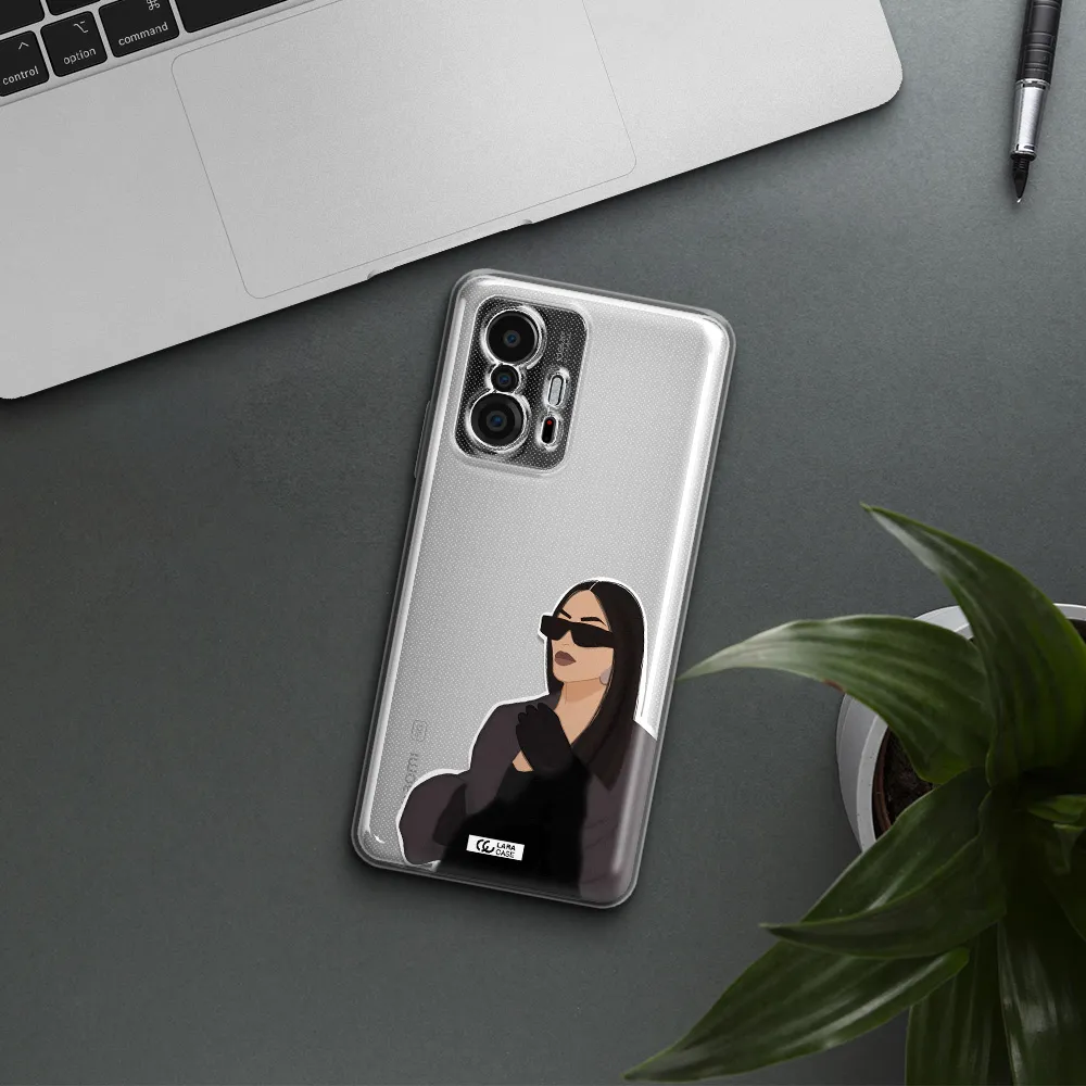 Minimalist Portrait Xiaomi 11T Clear Tpu Case