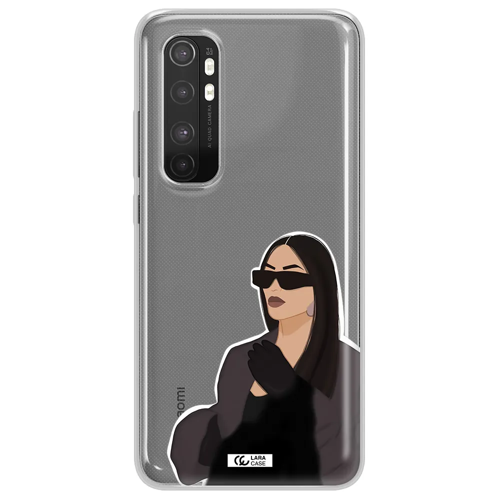 Minimalist Portrait Xiaomi Mi Note 10 Lite Clear TPU Case