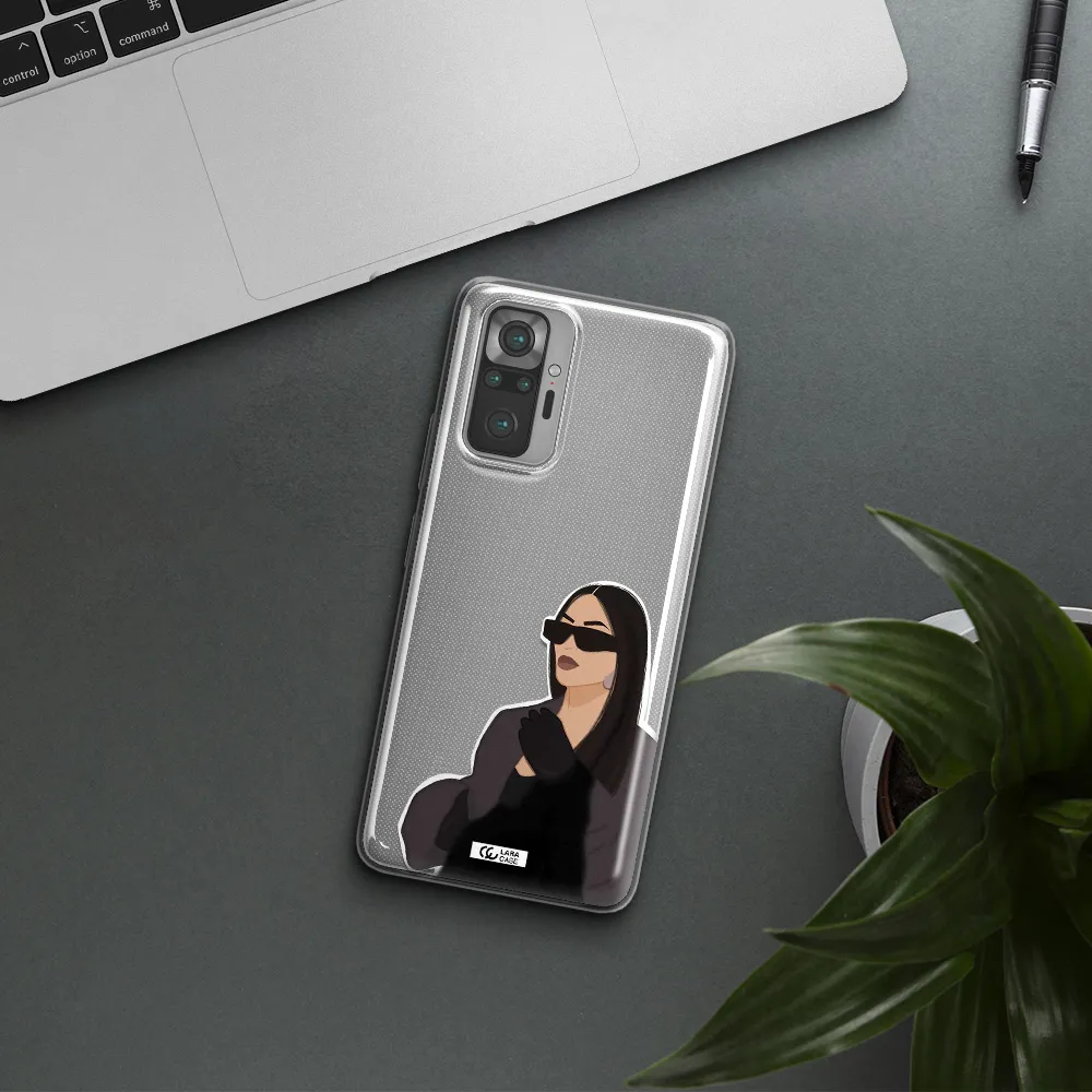 Minimalist Portrait Xiaomi Note 10 Pro Clear TPU Case
