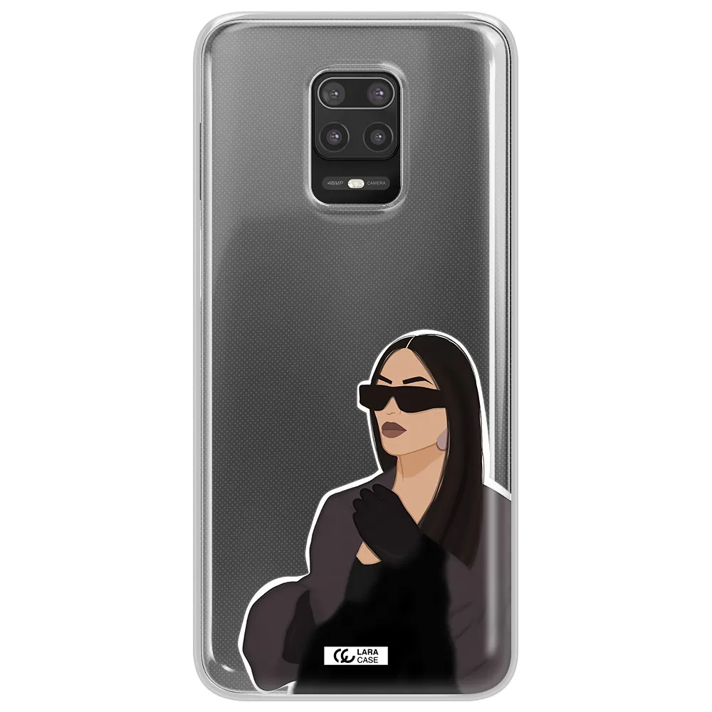 Minimalist Portrait Xiaomi Note 9S Clear TPU Case