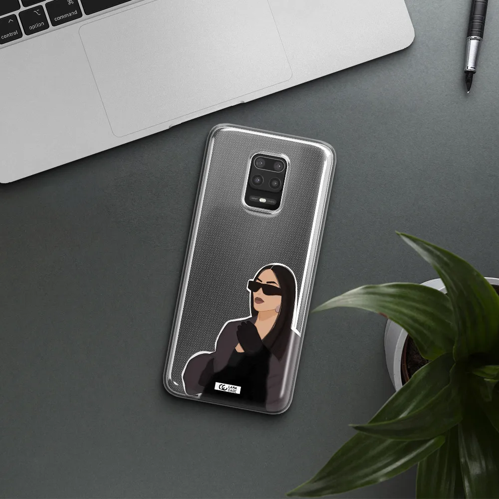 Minimalist Portrait Xiaomi Note 9S Clear TPU Case