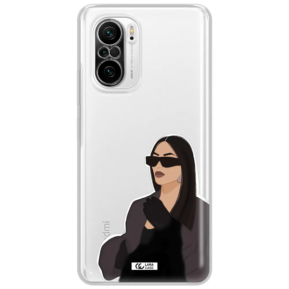Minimalist Portrait Xiaomi Poco F3 Clear Tpu Case