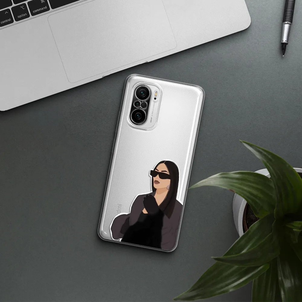 Minimalist Portrait Xiaomi Poco F3 Clear Tpu Case