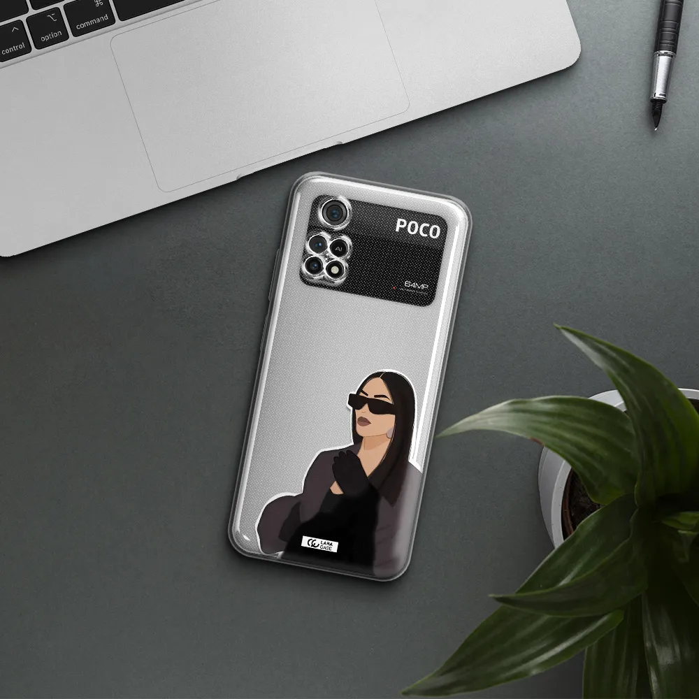Minimalist Portrait Xiaomi Poco M4 Pro 4G Clear Tpu Case