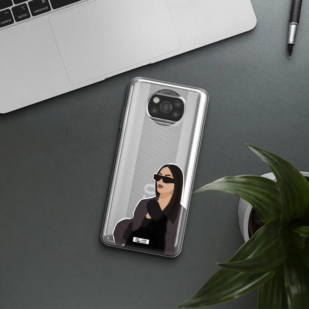 Minimalist Portrait Xiaomi Poco X3 Clear TPU Case