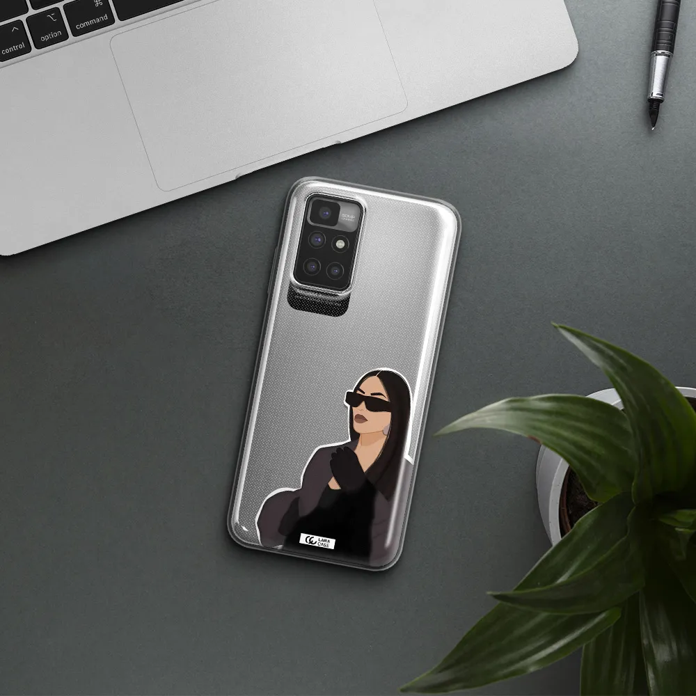 Minimalist Portrait Xiaomi Redmi 10 Clear TPU Case