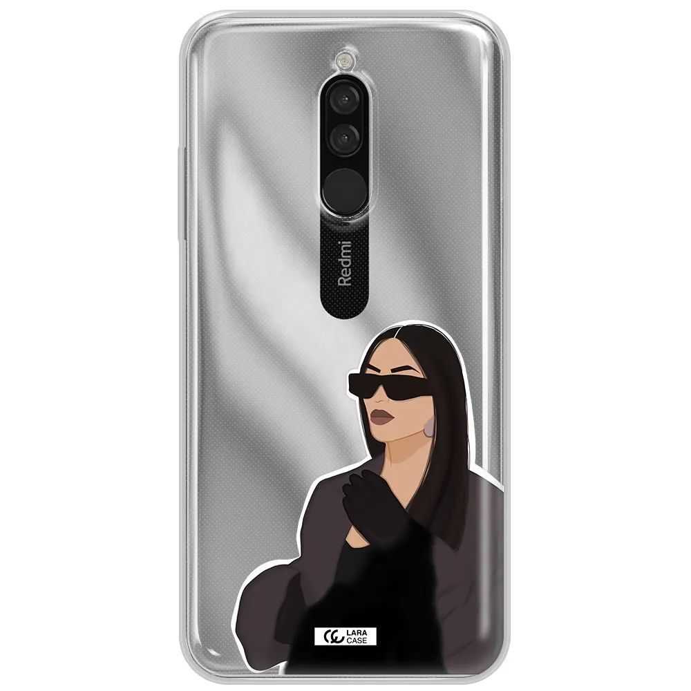 Minimalist Portrait Xiaomi Redmi 8 Clear Tpu Case