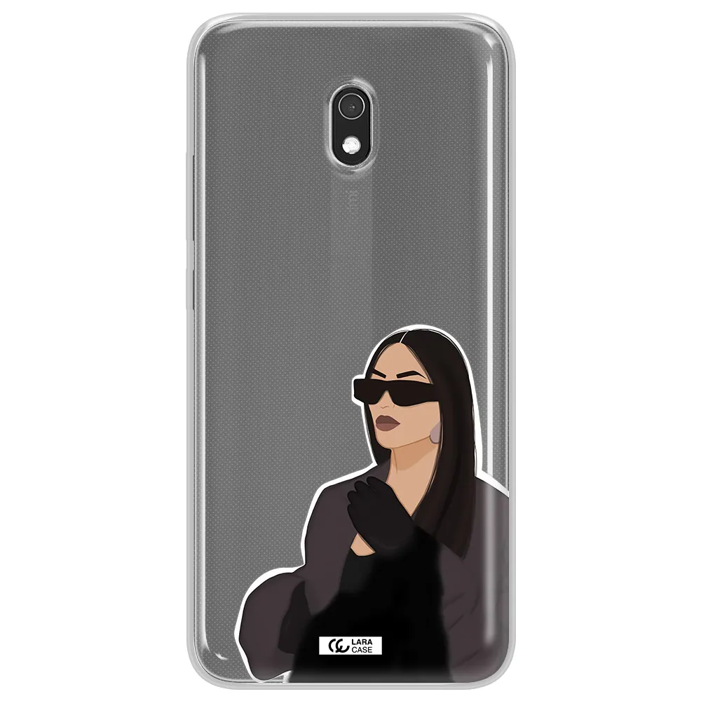 Minimalist Portrait Xiaomi Redmi 8A Clear TPU Case