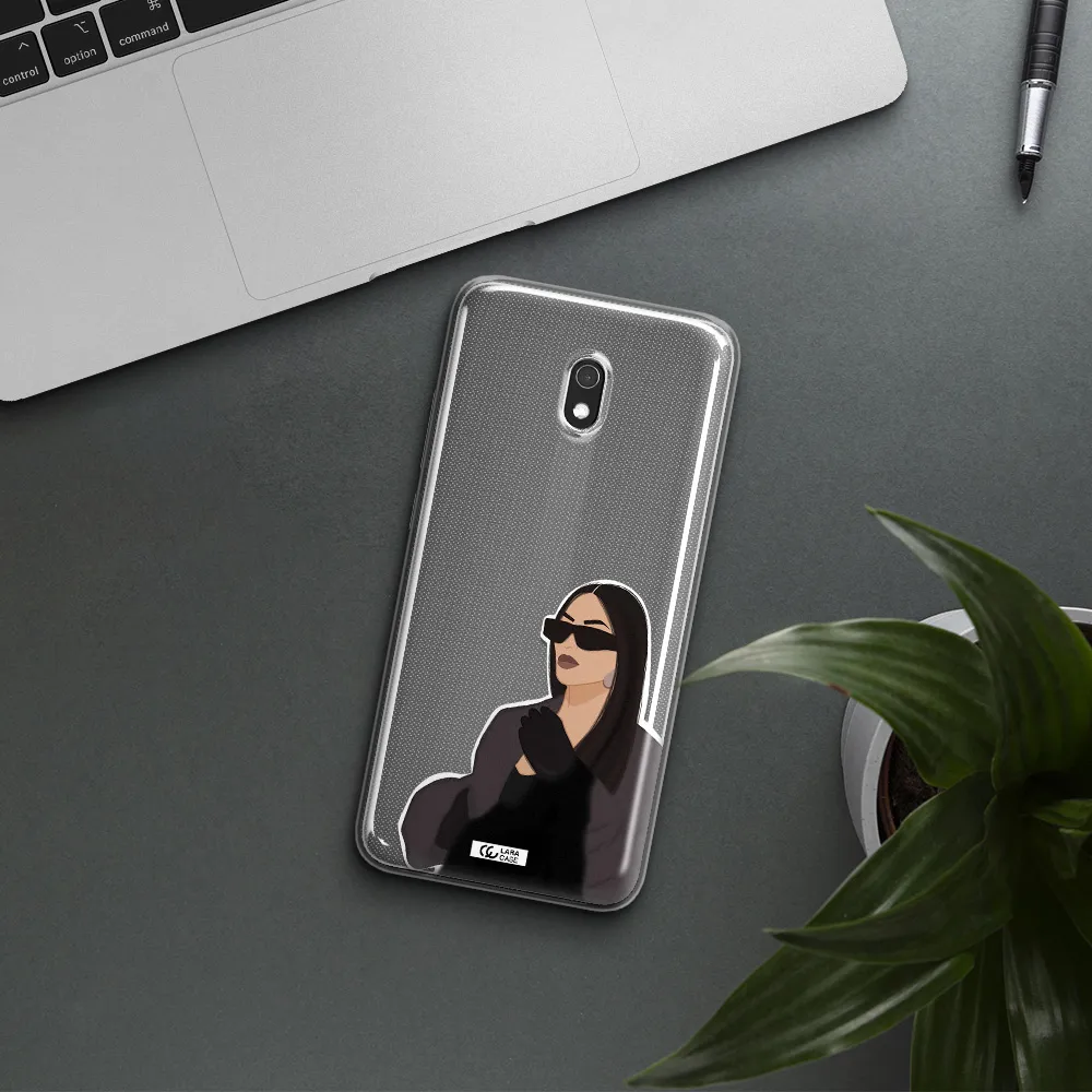 Minimalist Portrait Xiaomi Redmi 8A Clear TPU Case