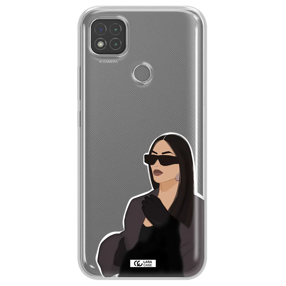 Minimalist Portrait Xiaomi Redmi 9C Clear TPU Case