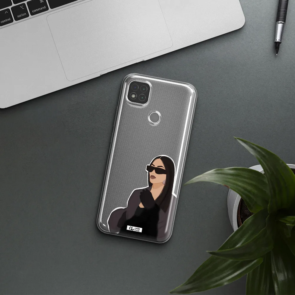 Minimalist Portrait Xiaomi Redmi 9C Clear TPU Case
