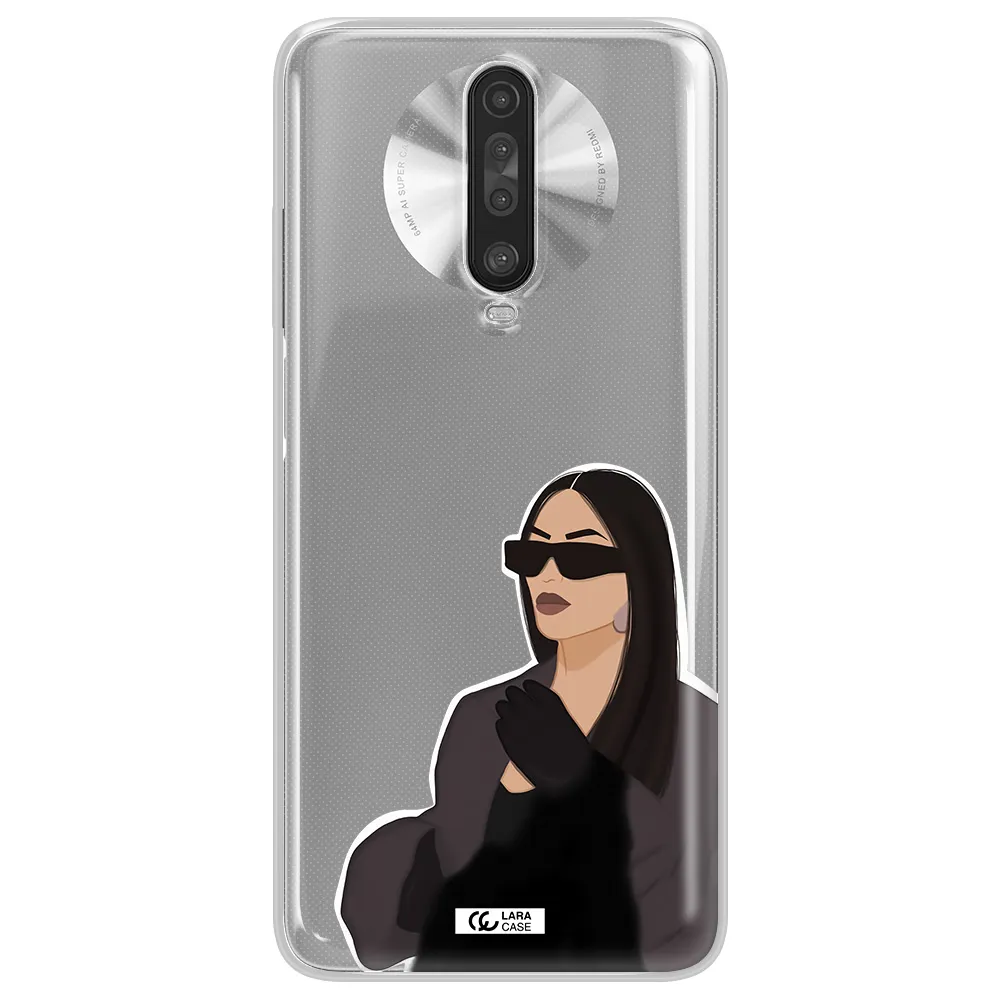 Minimalist Portrait Xiaomi Redmi K30 Clear TPU Case