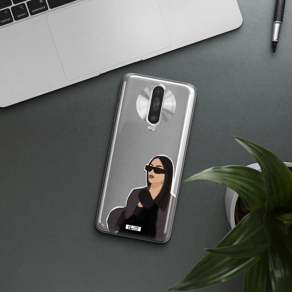 Minimalist Portrait Xiaomi Redmi K30 Clear TPU Case
