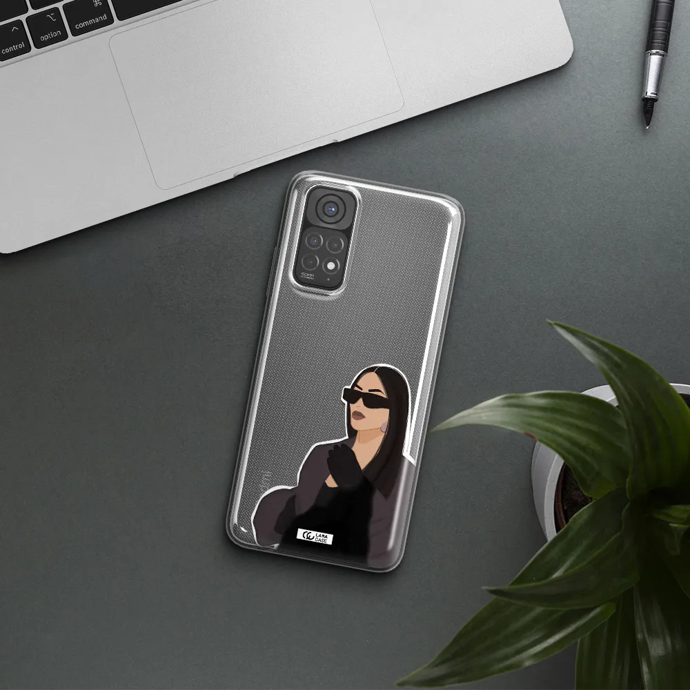 Minimalist Portrait Xiaomi Redmi Note 11 Clear TPU Case