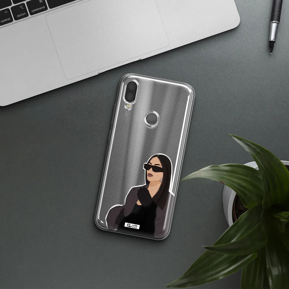 Minimalist Portrait Xiaomi Redmi Note 7 Clear TPU Case