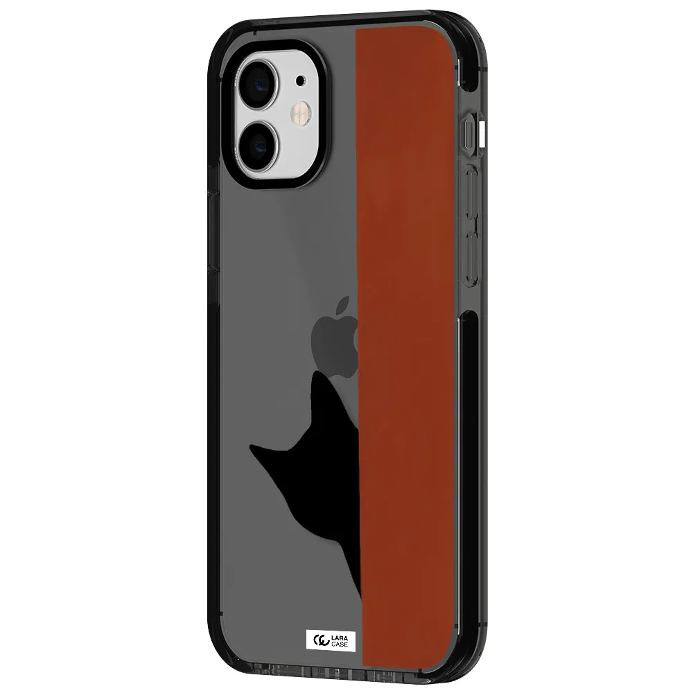 Black Cat Apple iPhone 11 impact Smoke Black Case