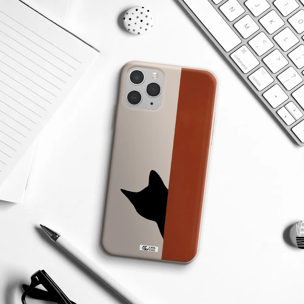 Black Cat Apple iPhone 11 pro max Silicone Stone Case