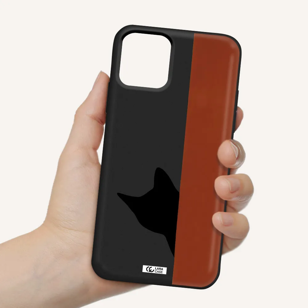 Black Cat Apple iPhone 11 pro Silicone black Case