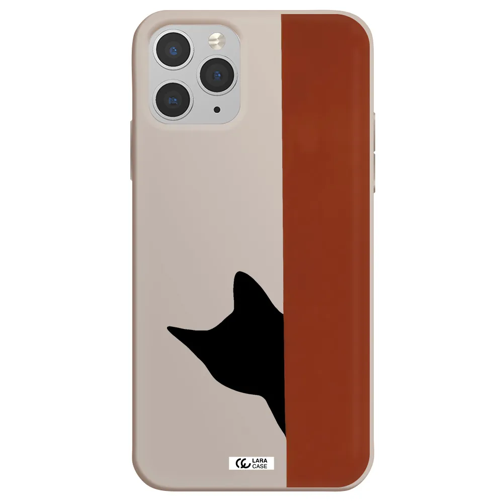 Black Cat Apple iPhone 11 pro Silicone Stone Case