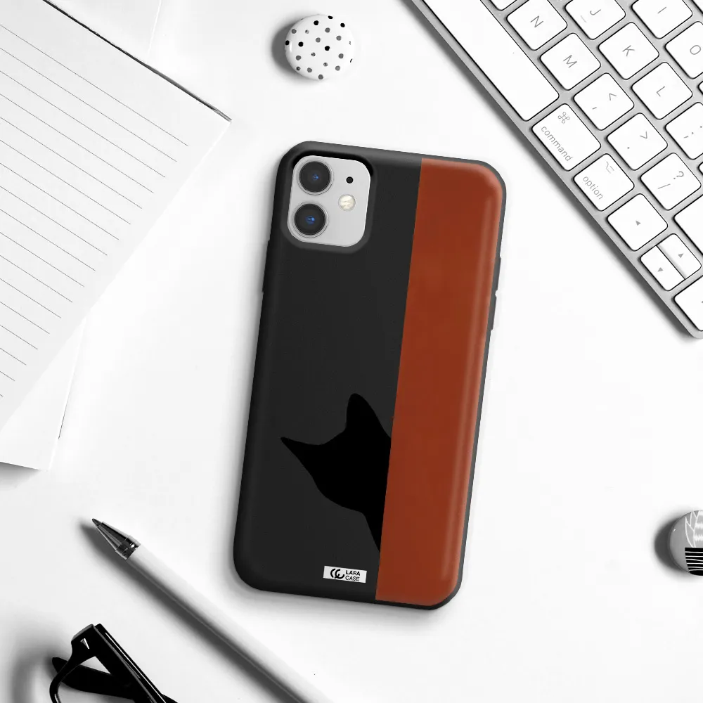 Black Cat Apple iPhone 11 Silicone black Case