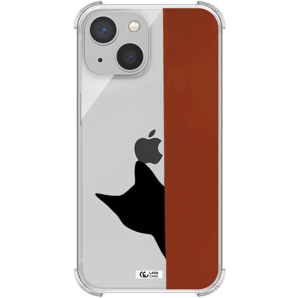 Black Cat Apple iPhone 13 Clear PC Case